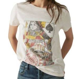 LUCKY BRAND Queen Of Spades Classic Crew